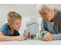 Poppenhuisfiguren opa & oma 'Nikki'