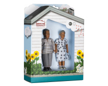 Poppenhuisfiguren opa & oma 'Nikki'
