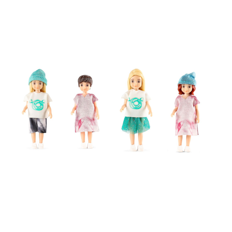 Poppenhuisfiguur 'Creative' 4-in-1 Poppenhuisfiguur 'Creative' 4-in-1