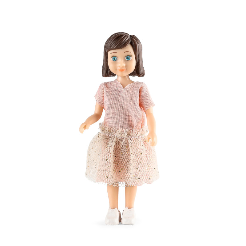 Poppenhuisfiguur Lourdes met rolstoel Poppenhuisfiguur Lourdes met rolstoel