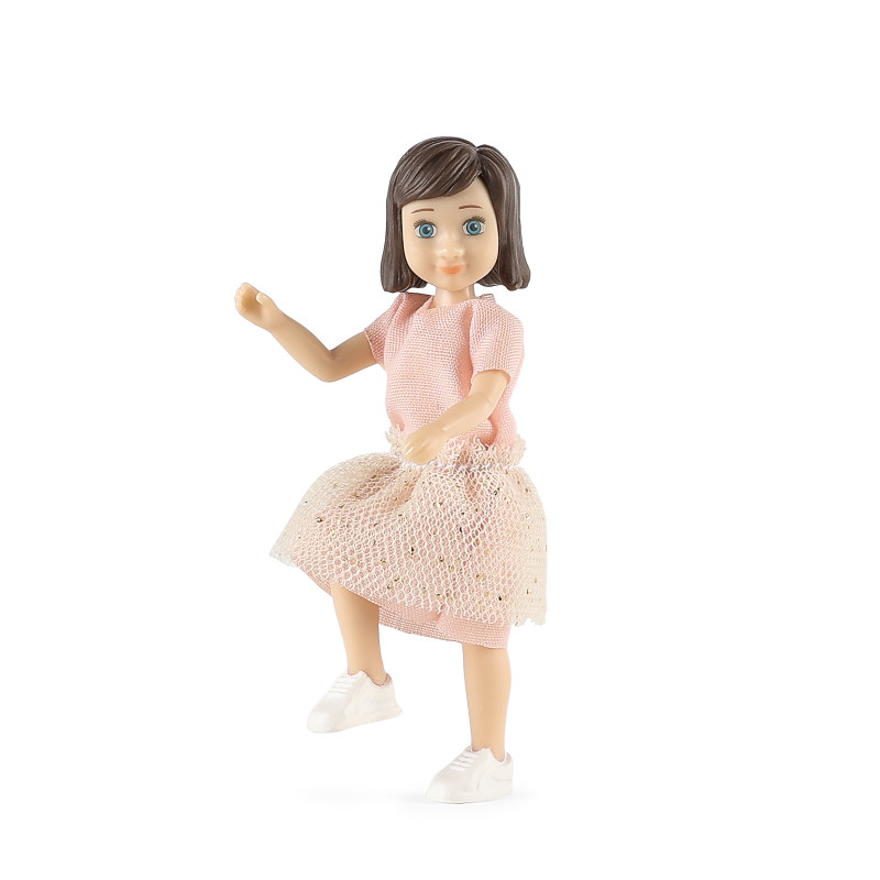 Poppenhuisfiguur Lourdes met rolstoel Poppenhuisfiguur Lourdes met rolstoel