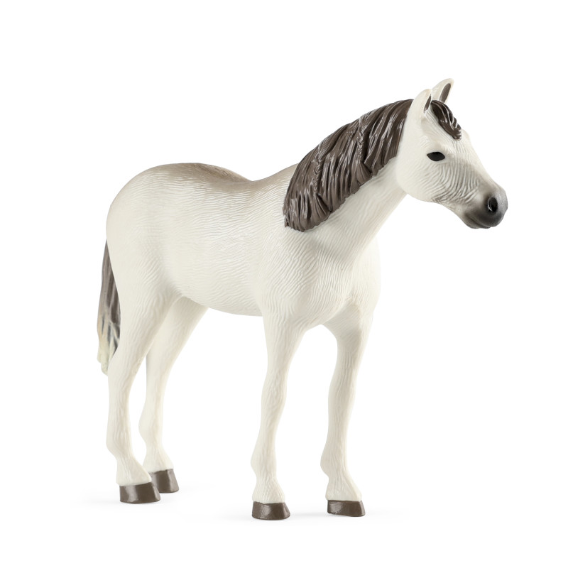 Poppenhuisfiguur met paard