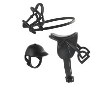 Poppenhuisfiguur met paard