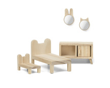 Houten poppenhuismeubels DIY - slaapkamer
