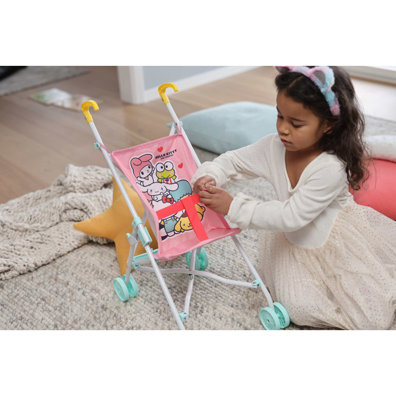 Hello Kitty poppenbuggy Hello Kitty poppenbuggy