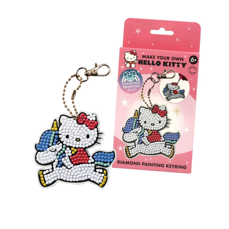 Hello Kitty - Diamond Painting sleutelhanger Hello Kitty - Diamond Painting sleutelhanger