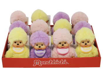 Monchhichi in display (3 kleuren/12 st/15cm)