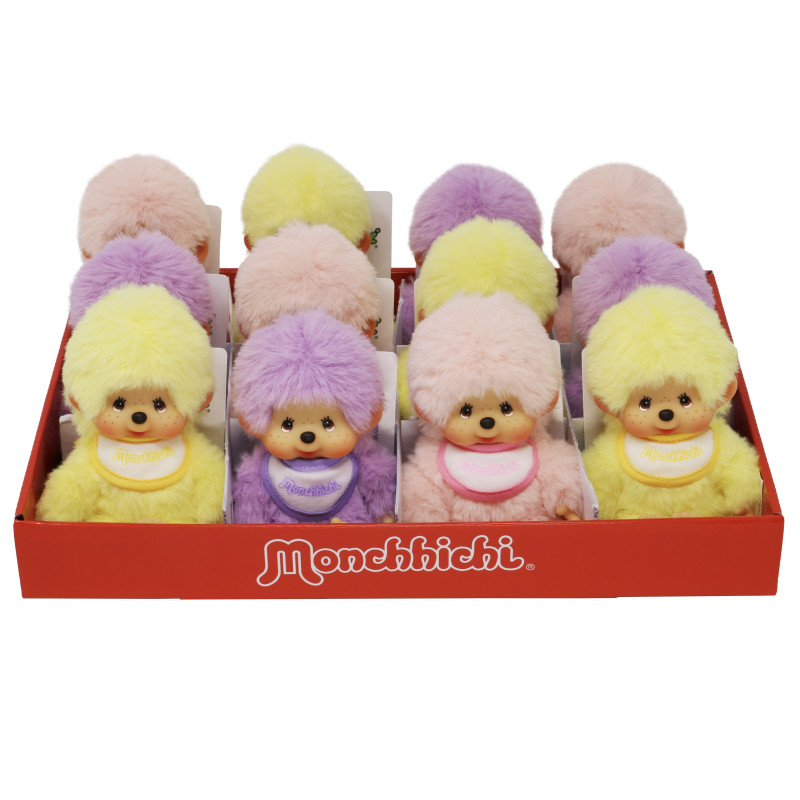 Monchhichi in display (3 kleuren/12 st/15cm) Monchhichi in display (3 kleuren/12 st/15cm)