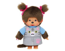 Meisje jurkje poes (20cm)
