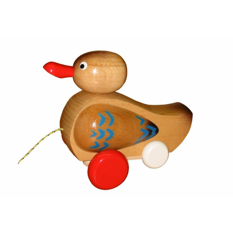 Trekfiguur eend (blank gelakt) Trekfiguur eend (blank gelakt)