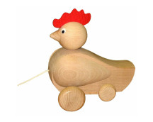 Trekfiguur haan (naturel)