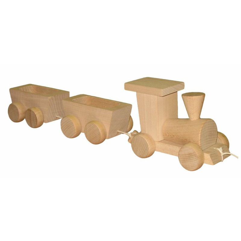 Trekfiguur trein (naturel)