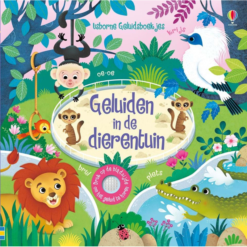 Usborne Geluidsboekjes - Geluiden in de dierentuin Usborne Geluidsboekjes - Geluiden in de dierentuin
