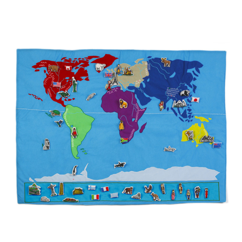 Wereldkaart (exclusief kaartjes) Wereldkaart (exclusief kaartjes)