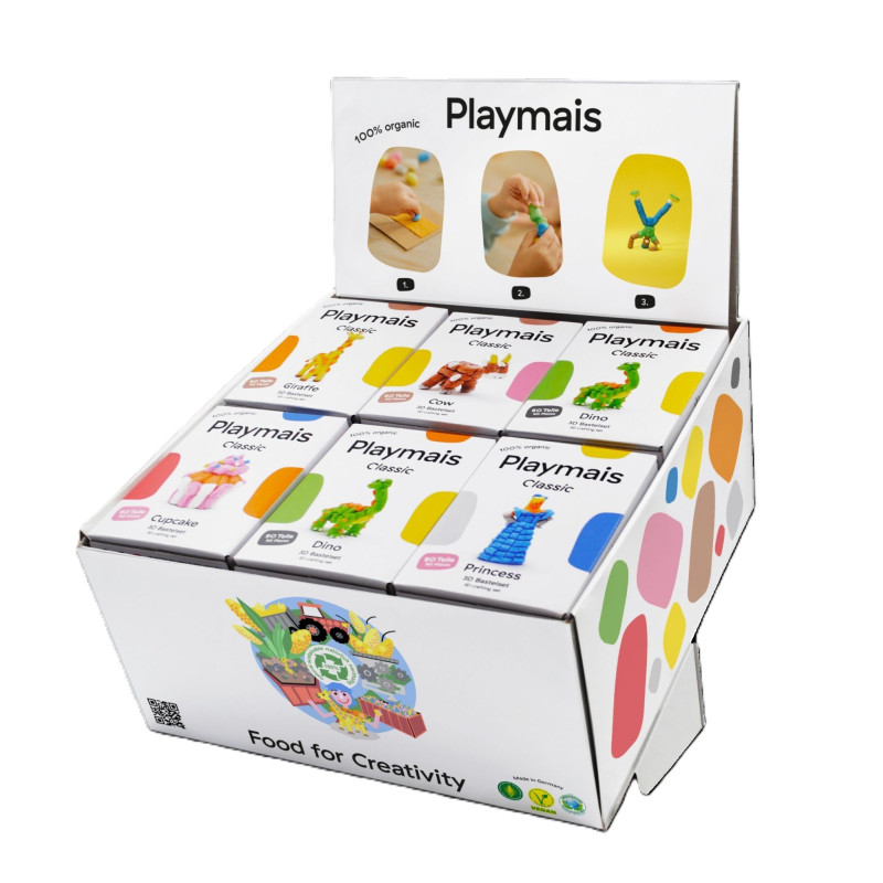 PlayMais® Classic Display 12 x Classic 90 Assorti