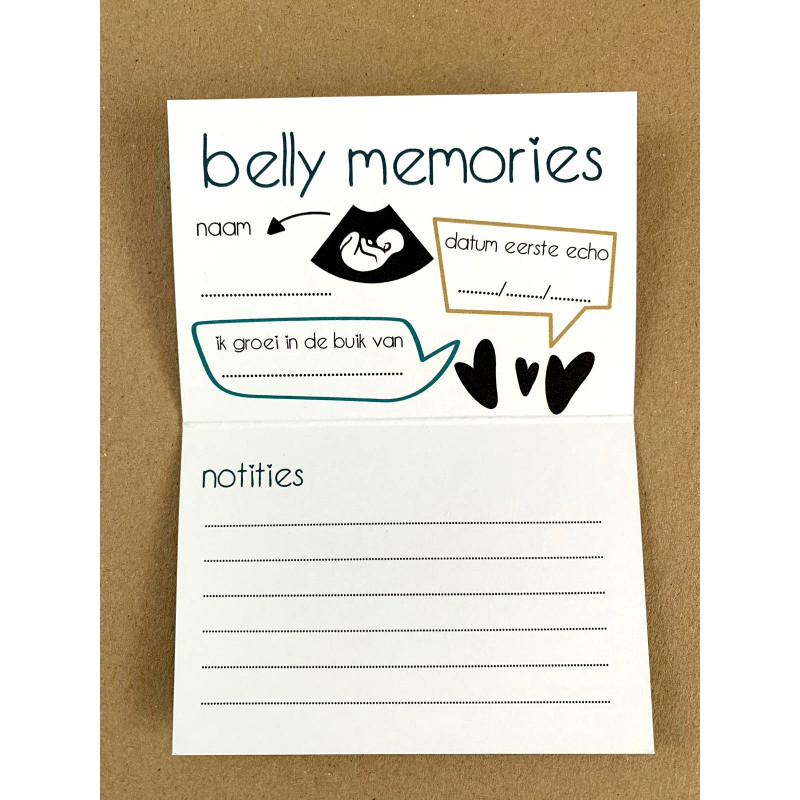 Bellymemories (bewaardoosje/triangel)