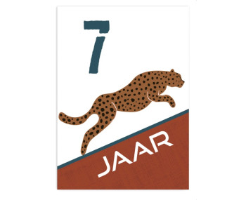 Wenskaart - Jongen 7 jaar