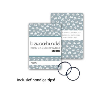 Bewaarbundel knutselwerkjes 0-4 (blauw)