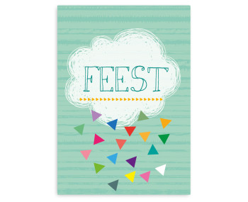 Wenskaart - Feest