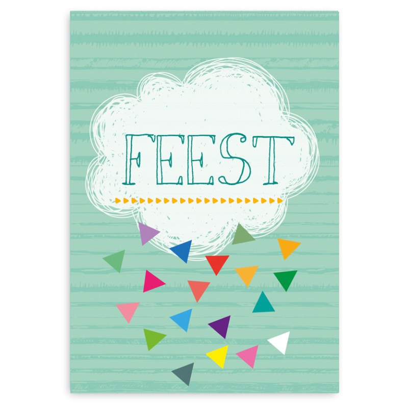 Wenskaart - Feest