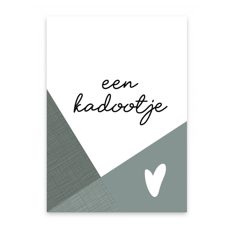 Wenskaart - Kadootje