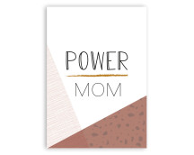Wenskaart - Powermom