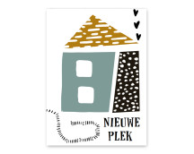 Wenskaart - Nieuwe plek