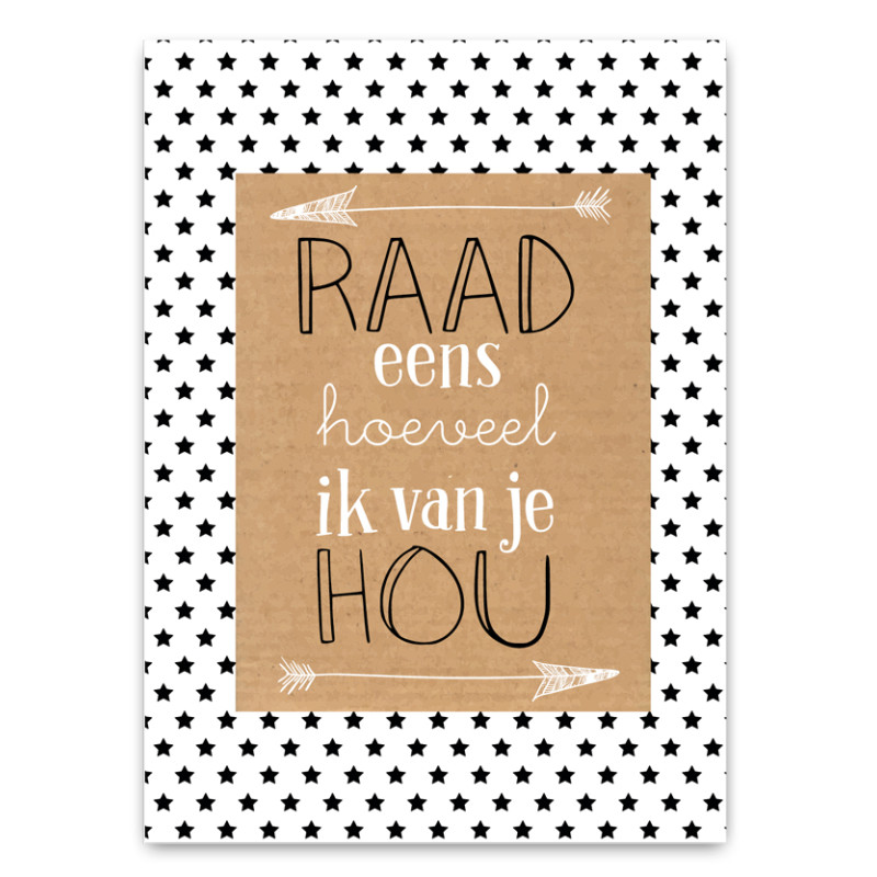 Wenskaart - Raad eens Wenskaart - Raad eens