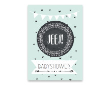 Wenskaart - Babyshower