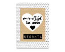 Wenskaart - Voor altijd in ons hart