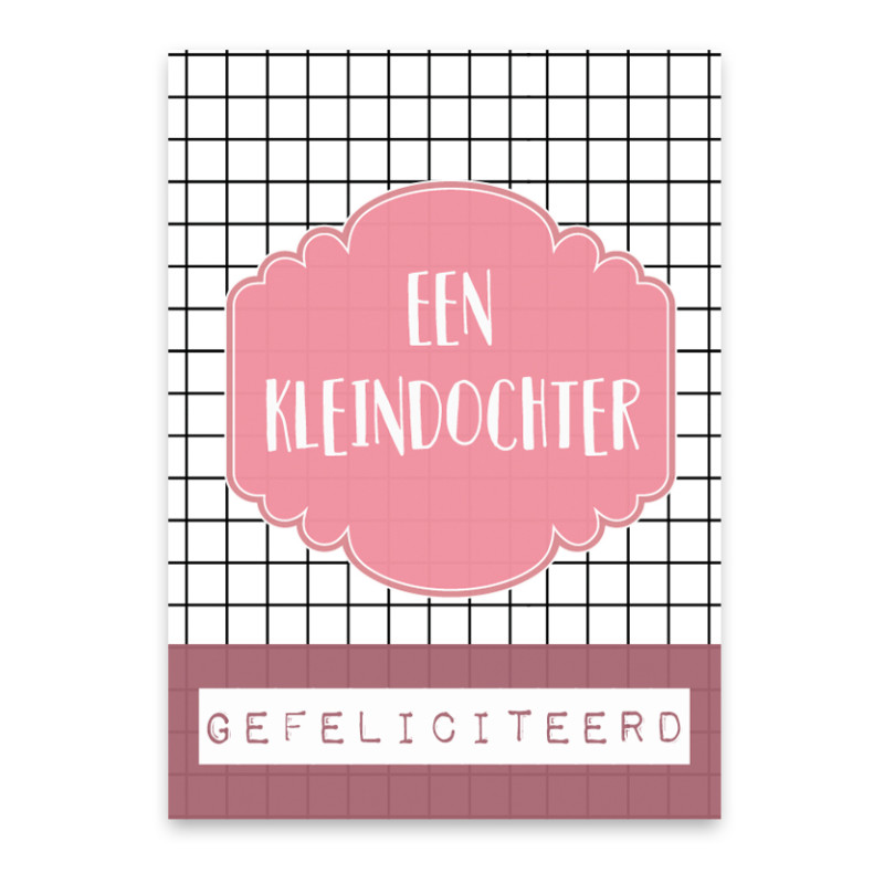 Wenskaart - Kleindochter