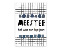 Wenskaart - Meester