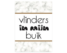 Wenskaart - Vlinders