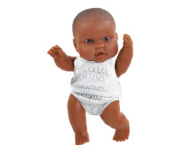 Pop Puppegie donker meisje/lach/ondergoed (doos)