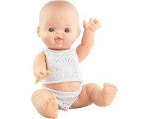 Pop Gordi jongen (blank/ondergoed/34cm)