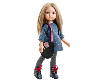 Pop Amigas Carla roze/strikjes (32cm)