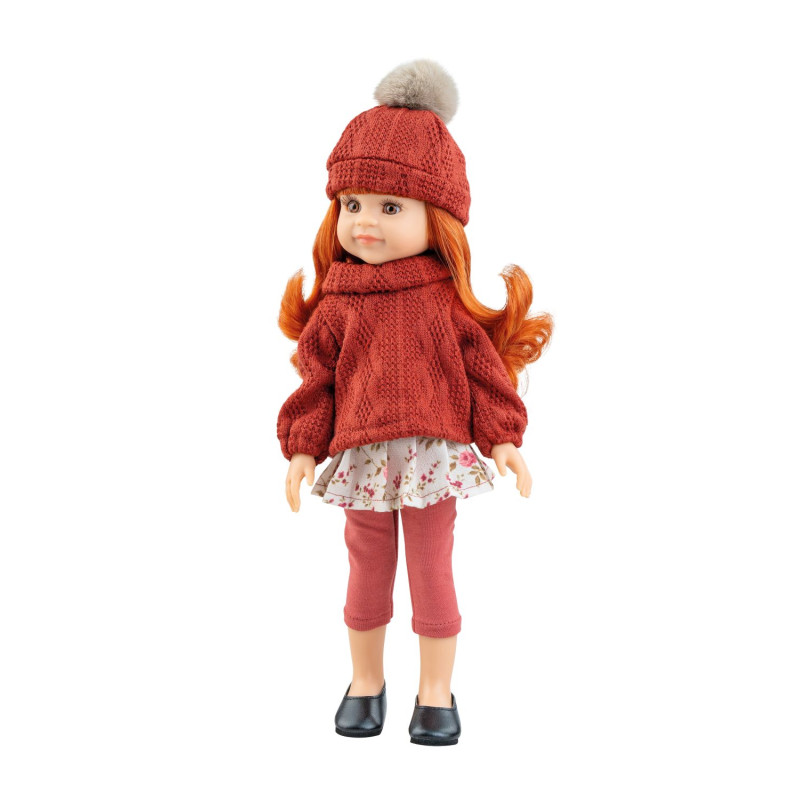 Pop Amigas Cleo lang rood haar (32cm) Pop Amigas Cleo lang rood haar (32cm)