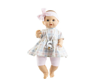 Pop Sonia (geblokt) met mechanisme (36cm)