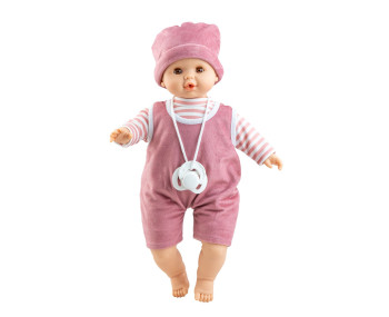 Pop Alex (gestreepte trui) met mechanisme (36 cm)