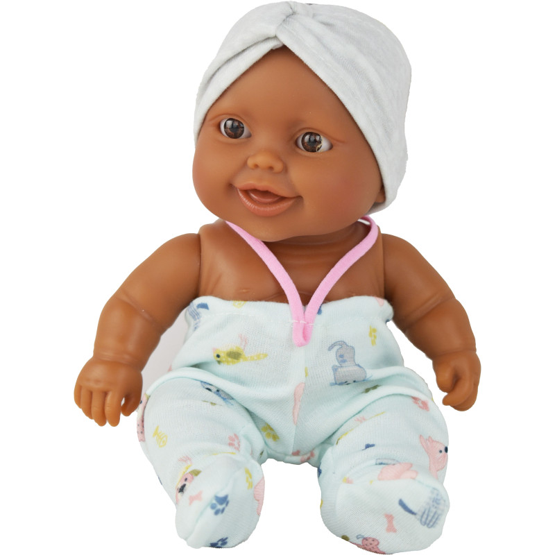 Pop Puppegie Bibi (donker/21cm) in doos