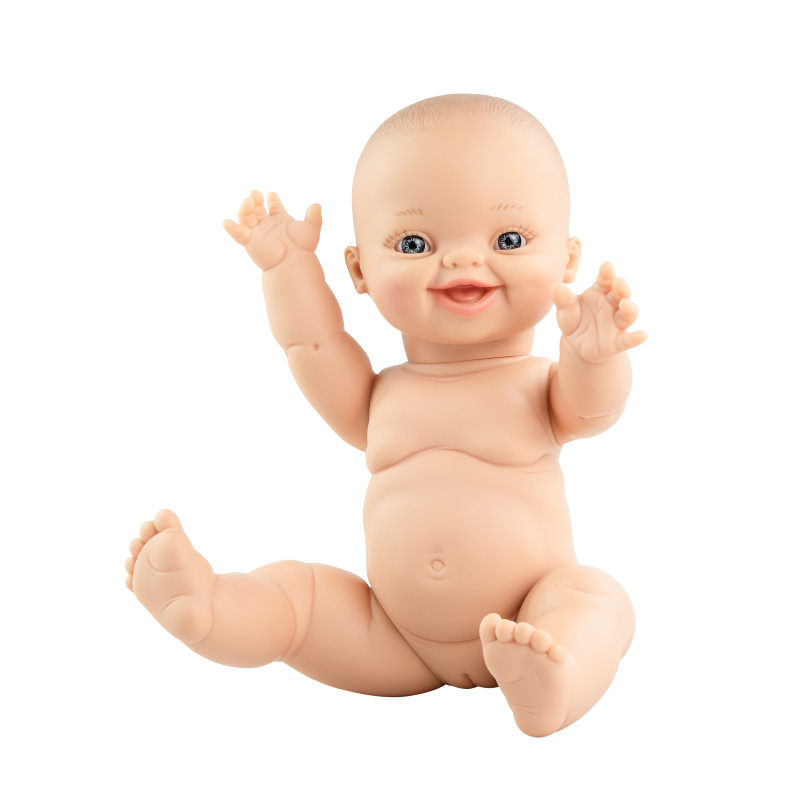 Pop Gordi meisje (bloot/lachbreed/34cm) Pop Gordi meisje (bloot/lachbreed/34cm)