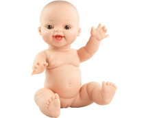 Pop Gordi meisje (bloot/lachend/34cm)