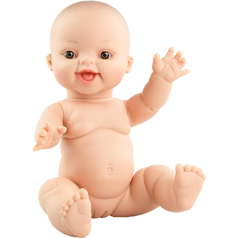 Pop Gordi meisje (bloot/lachend/34cm) Pop Gordi meisje (bloot/lachend/34cm)