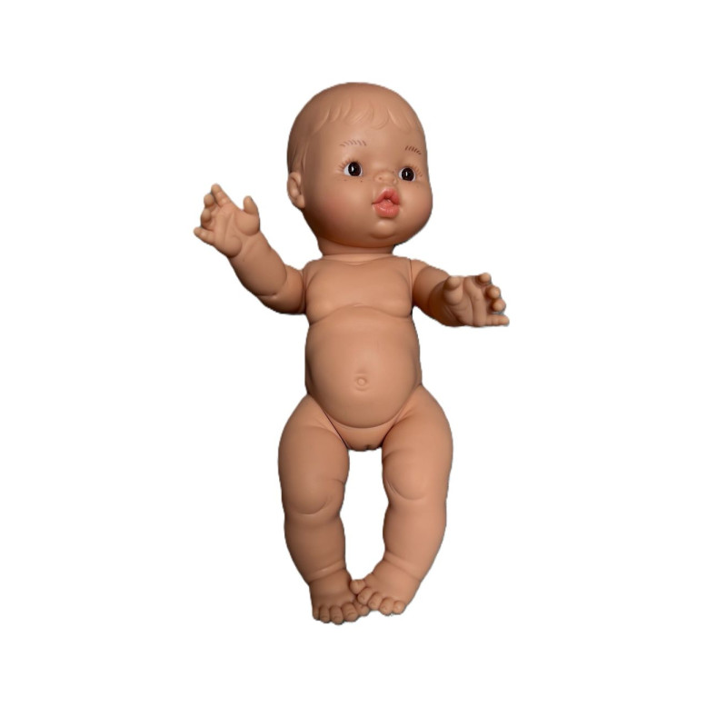 Pop Gordi meisje (bloot/sproetjes/34cm) bruine ogen Pop Gordi meisje (bloot/sproetjes/34cm) bruine ogen