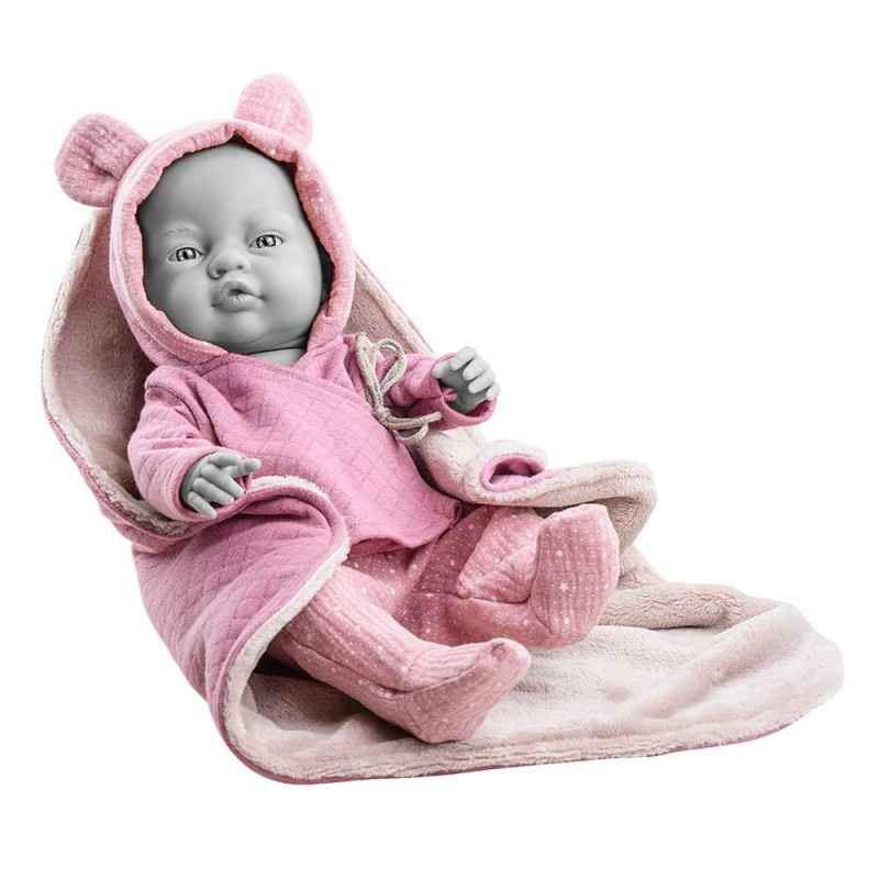 Kledingset Bebitos meisje roze/doek (42c