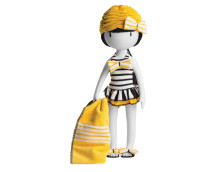 Kledingset Gorjuss 'Beach Belle' (32cm)