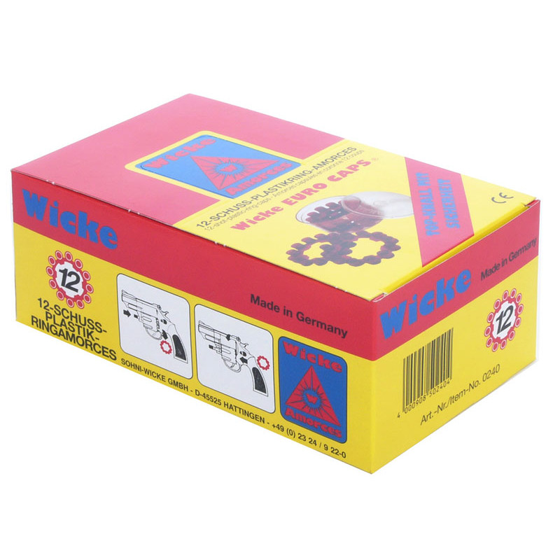 Wicke ringamorces (12 schots, 5 buisjes in rol) Wicke ringamorces (12 schots, 5 buisjes in rol)