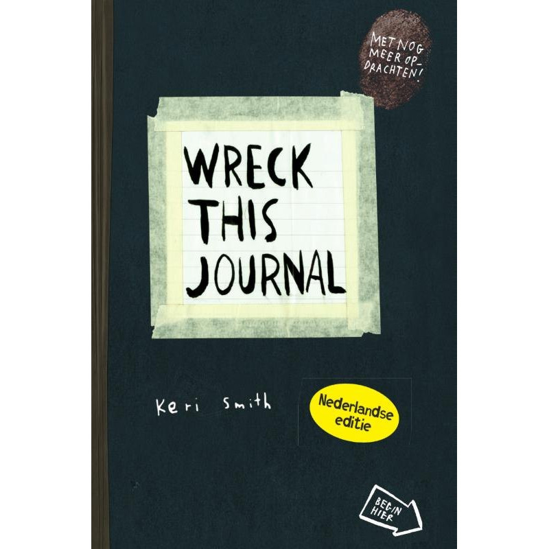 Wreck this journal - Nederlandse editie zwart Wreck this journal - Nederlandse editie zwart