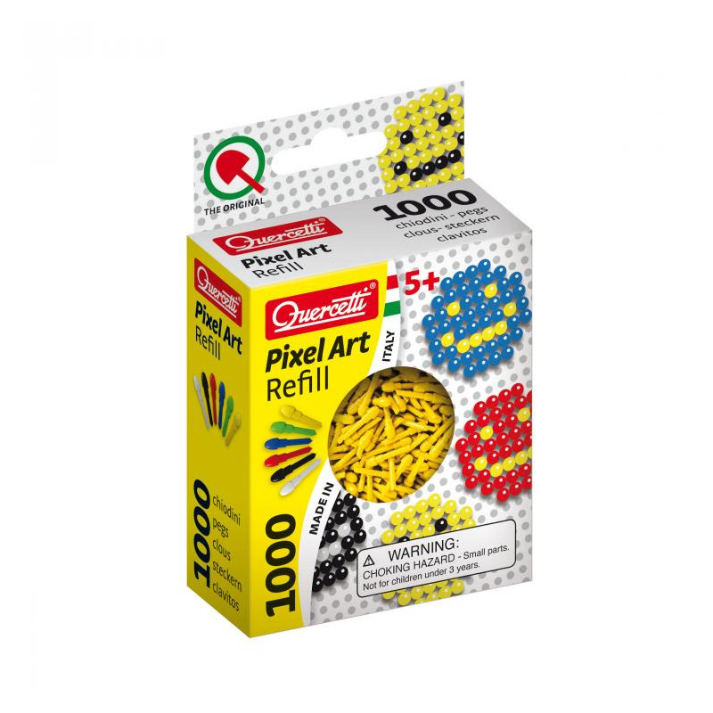 Refill pixel art geel 1000 st.