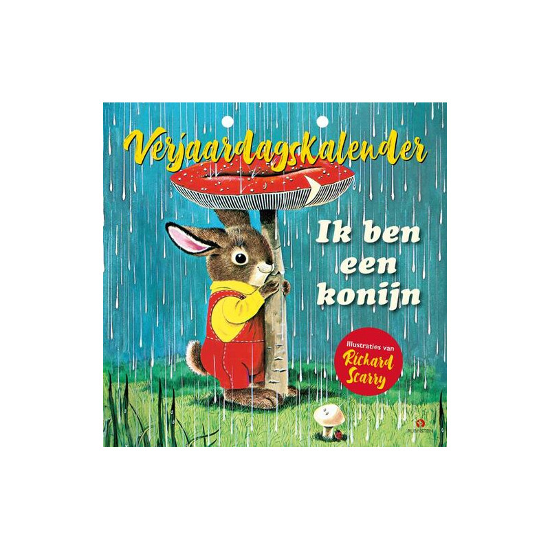 Ik ben een konijn verjaardagskalender